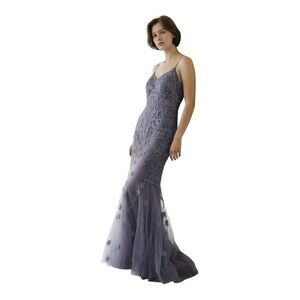 Montage by Mon Cheri Lavender Lace Prom Dress